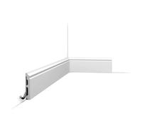 Plinthe SX173 RAL 9003 (blanc sécurité) - L200 x H10 x l1,6 cm - ORAC DECOR