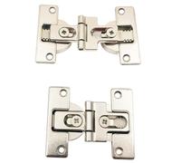 Pliraydn Charnière Double Coupelle Ouverture Complète Mobilier | Double coupelle pour une ouverture complète, démontage simple par desserrage des vis et adaptabilité à divers meubles bois.