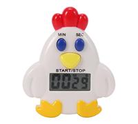 Pliraydn Minuterie Compte a Rebours 99:59 Alarme Poule Clip Magnetique | Affichage LCD numérique clair avec décompte 99:59, alarme poule amusante et clip magnétique pratique pour bureau ou poche.