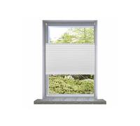 vidaXL Store plissé 50x125 cm Blanc Blanc