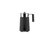 Alessi Plissé MDL13 B - Machine à Cappuccino Multifonction à Induction, en Résine Thermoplastique, Carafe en Acier Inoxydable 18/10, Fiche Européenne 600 W, 35 cl, Noir