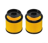 Plissé pour parkside pour pnts 23E 1250 1300 1400 Acier Plissé(2pcs) | Grille intérieure en acier, plissé flexible, protection moteur optimale, compatible pour pnts 23E à 1500