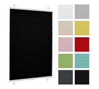 Plissé sans percer 40 x 120 cm - Noir - Plissé klemmfix, Stores pour fenêtres sans percer, Stores vénitiens pour l'intérieur, Stores plissés, Stores plissés pour fenêtres