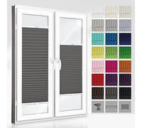 Plissé sur Mesure avec perçage I Store Plissé intérieur I Largeur 30-129 cm, Hauteur 150-230 cm I Protection Solaire I 23 Couleurs I Stores avec Perçage Fenetre | Zero Home