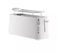 PLISSE Toaster 2 fentes long Grille pain ALESSI Blanc