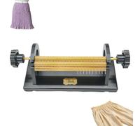 Plisseur de Machine à Coudre Réglable avec Aiguilles et Kit Outils 47 Positions d'Aiguille pour Costume et Artisanat Couture