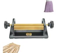 Plisseur de smocking réglable avec aiguilles à coudre et kit d'outils 24 rangs de fermeture et profondeur réglables, 47 positions d'aiguille, pour couture de costume et d'artisanat