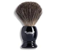 Plisson - Blaireau de Rasage Essentiel Gris de Russie - Blaireau Traditionnel de Haute Qualité - Manche en Acétate - Taille 12 Standard - Fabrication Française