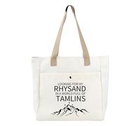 PLITI ACOTAR Sac fourre-tout Acotar Velaris Cadeau Rhysand à la recherche de mon Rhysand dans un monde plein de Tamlins ACOMAF Sac à main, Rhysand Tamlins Tbu, medium