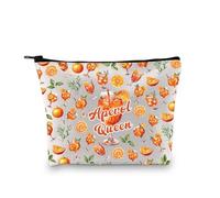 PLITI Aperol Spritz Trousse de maquillage Aperol Spritz Summer Drink Cocktail Cadeau Aperol Queen Trousse de maquillage Fournitures de fête pour ami, Aperol Queen Bagu, Mode
