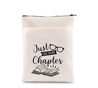 PLITI Bookworm Pochette de protection pour livre de bibliothécaire - Just One More Chapitre Book Protector for Women (More Chapter BSU)