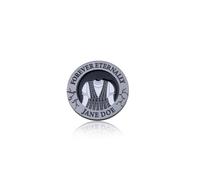 PLITI Broche musicale en émail Broadway Cadeau musical West End Cadeau pour les amateurs de théâtre, Moyen, Acier inoxydable