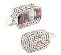 PLITI Bunco Trousse de maquillage Gambler Casino Lover Gift If You Think I'm Crazy You Should See My Bunco Group Dice Game Pochette de voyage, Bunco Group Mbu, Mode
