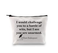 PLITI Cadeau humoristique pour professeur de littérature anglaise « I Would Challenge You to a Battle of Wits », Challenge Battle Bagu, Mode