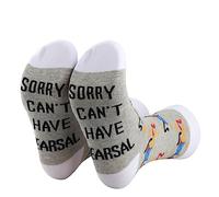 PLITI Chaussettes de théâtre Sorry I Can't I Have Rehearsal Comédie Tragédie Masque Théâtre Drame Cadeau pour Acteurs Actrice Interprète, avoir des chaussettes de répétition U, 6-13