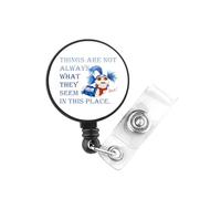 PLITI Ello Worm Gift Porte-badge pour infirmière Inscription « Things are Not Always What They Seem in This Place »