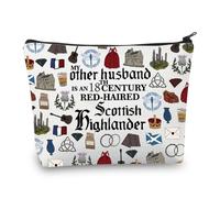 PLITI Outlander Trousse de maquillage « My Other Husband is an 18th Century Red Haired Scottish Highlander Sassenach », Autre Husbandu, Mode
