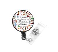 PLITI Porte-badge pour fans de Dorothy avec inscription « May You Be Proud of The Work That You Do Nurse »