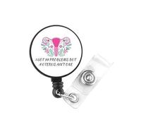 PLITI Porte-badge pour infirmière avec inscription « I Got 99 Problems But A Uterus Ain't One Utérus »
