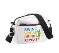 PLITI Sac à bandoulière de golf - Cadeau pour joueur de golf - Cadeau idéal pour les amateurs de sport, Swing Golf Cbu, 24.5*8*18 cm