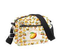 PLITI Sac à bandoulière Mango Lover Gifts I'm Just Here For The Mangoes Pochette de voyage Cadeau pour amateur de fruits, Here Mangoes Cbu, 24.5*8*18 cm