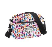 PLITI Sac à bandoulière Mary Movie « Nothing Is Gone Forever Only Out Of Place », Gone Forever Cbu, 24.5*8*18 cm
