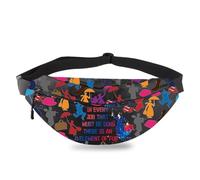 PLITI Sac à bandoulière Mary Musical Gift in Every Job That Must Be Done There is an Element of Fun Sac banane inspiré du parapluie, Every Job Fpu, Mode