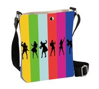 PLITI Sac à bandoulière musical Queen pour femme - Cadeau pour les amateurs de théâtre musical, Cbagu pour six personnes, 8×7.5×1.8inches