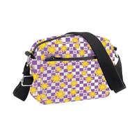 PLITI Sac à bandoulière pour cheveux longs Princesse Cadeau pour amoureux de conte de fées Princesse Soleil Symbole Cadeau Lecture pour Rat de Bibliothèque Nerd, Purple Sun Cbu, 24.5*8*18 cm