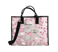 PLITI Sac fourre-tout Marie Aristochats avec inscription « Because I'm A Lady That's Why Marie Cat Lover », Because Lady Teu, medium