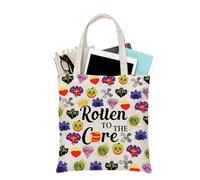 PLITI Sac fourre-tout méchant Rotten To The Core Cadeau pour fan de la méchante reine maléfique Bouteille de poison Cadeau sorcière, Rotten to Core Tgu, medium