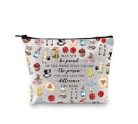 PLITI Trousse de maquillage Alice avec fermeture éclair pour fans de conte de fées, Be Proud Alice Bagu, Mode