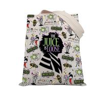 PLITI Trousse de maquillage inspirée de Beetle The Juice Is Loose Beetle - Cadeau pour fans de Lydia Deetz - Personnages d'horreur effrayants, Jus en vrac Tgu, medium