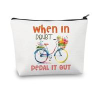 PLITI Trousse de toilette pour amateurs de vélo - Cadeau pour cycliste en cas de doute - Trousse de toilette pour amateur de cyclisme, Doubt Pedalu, Mode