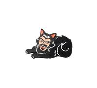 PLITI WWDITS Broche humoristique en forme de chat Vladislav pour fans de la série télévisée Vampire Lover Vampire Life Gifts Halloween, M, Acier inoxydable