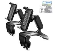 Plixorahub - Plixorahub Phone Holder, Adjustable Universal 360° Car Dashboard Holderr, Plixorahubs Clip Phone Holder, Fits 4”-7” Phones (2 Pcs)