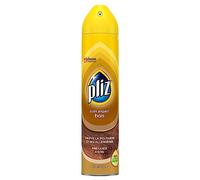 Pliz Soin Expert Bois - Brillance et Protection - Anti-Poussière et Allergènes - Spécial Bois Verni- 1 Aérosol 250ml