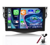 PLKEQS [2 64G] Autoradio pour T-oyota RAV4 2007-2012 avec Carplay et Android Auto - Autoradio Android 9 Pouces à écran Tactile - DSP/GPS/SWC/WiFi/Bluetooth/FM/RDS Caméra,K1 Pro Plus