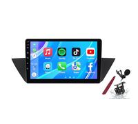 PLKEQS Android 14 autoradio stéréo pour B-MW X1 (2009-2012) Lecteur multimédia à écran Tactile 9 "avec Carplay sans Fil GPS Navigation FM RDS Bluetooth 5G-WiFi SWC DSP,M700s