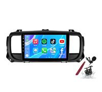 PLKEQS Android 14 Autoradio Stéréo pour C-itroen Jumpy 3/SpaceTourer (2016-2021) Lecteur multimédia à écran Tactile 9" avec Carplay sans Fil GPS Navigation FM RDS Bluetooth 5G-WiFi SWC DSP,M700s
