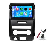 PLKEQS Android 14 Autoradio Stéréo pour F-ord F150 P415 Raptor (2008-2014) Lecteur multimédia à écran Tactile 9 "avec Carplay sans Fil Navigation GPS FM RDS Bluetooth 5G-WiFi SWC DSP,M500s
