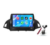 PLKEQS Android 14 Autoradio Stéréo pour F-ord Kuga 2 Escape 3 (2012-2019) Lecteur multimédia à écran Tactile 9" avec Carplay sans Fil GPS Navigation FM RDS Bluetooth 5G-WiFi SWC DSP,M200s