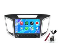 PLKEQS Android 14 autoradio stéréo pour H-yundai IX25 (2015-2019) Lecteur multimédia à écran Tactile 9 "avec Carplay sans Fil GPS Navigation FM RDS Bluetooth 5G-WiFi SWC DSP,M600s