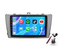 PLKEQS Android 14 Autoradio Stéréo pour T-oyota Avensis T27 (2008-2015) 9" Lecteur multimédia à écran Tactile avec sans Fil Carplay 2 Din GPS Navigation Sat FM RDS Bluetooth 5G-WiFi SWC DSP,M400s