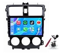 PLKEQS Android 14 Car Radio Sat Navi pour M-itsubishi Colt Plus (2003-2018) Lecteur multimédia à écran Tactile de 9 Pouces avec Carplay sans Fil GPS Navigation FM RDS Bluetooth 5G-WiFi SWC DSP,M100s