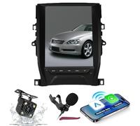 PLKEQS Android 15 Autoradio Navi pour T-oyota Reiz/Mark (2011) Écran tactile 30,5 cm Lecteur multimédia de voiture avec navigation GPS Carplay sans fil Bluetooth 5.0 HIFI FM 5G-WiFi SWC DSP MIC, 6G +