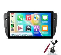 PLKEQS Autoradio 4G 128G pour S-Eat Ibiza 6j IV 2009-2012, Compatible DSP, Carplay, Android Auto, SWC, écran Tactile in-Cell 9" 1280P, autoradio Android avec Bluetooth 5.0, GPS, WiFi, caméra,K3 Pro
