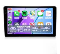 PLKEQS Autoradio 4G 64 Go pour V-auxhall Corsa Astra Vectra Zafira Antara 2004-2010 CarPlay Android Auto, Radio Voiture Android 9'' Écran Tactile in-Cell/GPS/Bluetooth/FM RDS/EQ/Wi-FI/Caméra,K1 Pro