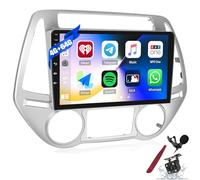 PLKEQS Autoradio 4G 64G Android 15 pour H-yundai i20 2012-2015 PB avec Carplay, Android Auto, écran Tactile 9 Pouces, Radio de Voiture avec BT 5.0, GPS, WiFi, FM RDS, caméra,K6 Pro Plus