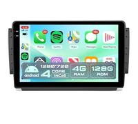 PLKEQS Autoradio 6G 128G pour P-eugeot 208 2008 2012-2018 CarPlay Android Auto, Radio Android 15 9'' Écran Tactile in-Cell/GPS/Bluetooth 5.0/FM RDS/Égaliseur/Wi-FI/Caméra de Recul,K1 Pro Plus